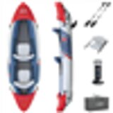 Bestway kajak Hydro-Force Lite-Rapid x2, 321 x 100cm K65077 1 čamac, 2 vesla, 1 ručna pumpa, 2 peraja, 1 torba za nošenje, Zakrpа za popravku Cene