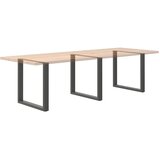  Noge za blagovaonski stol U-oblik 3 kom antracit 90 x (72-73) cm čelik | shoptok.hr