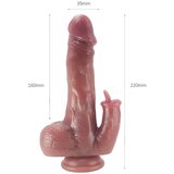 Zenn Vibrator Rabbit Super Soft Realistic 22 Cm | Shoptok.si