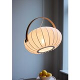 Halo Design 746347 - Visilica na sajli DC 1xE27/40W/230V, Ø 40 cm, bela/hrast | Eponuda.com