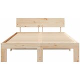  Krevetna konstrukcija Prirodna 120 x 200 cm Čvrsto borovo drvo | shoptok.hr
