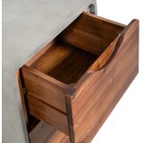  Noćni Stalak s Betonskim Izgledom Drvo Akacije 40x30x50 cm | Eponuda.com