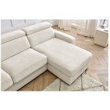 Bobochic Paris kremno bela raztegljiva kotna sedežna garnitura (s kotom po izbiri) monaco | Shoptok.si
