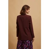 Marisse Smooth Maroon Jacket | Eponuda.ba