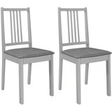  3-dijelni blagovaonski set od MDF-a sivi | Eponuda.com