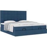  Ottoman krevet s madracima plavi 160x200 cm tkanina | shoptok.hr