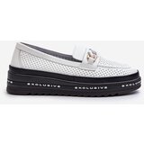 S. BARSKI Women's Leather Platform Loafers with Chain S.Barski | Shoptok.si