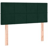Box spring krevet s madracem tamnozeleni 100x200 cm baršunasti | shoptok.hr