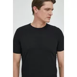 Sisley Pamučna majica boja: crna, jednobojni model