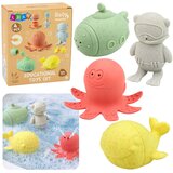  Edukativne igračke za kupanje Senzorne gumene figure pastelne boje 4 kom. | shoptok.hr