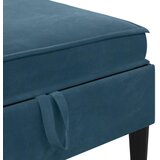  Komplet pohištva za dnevno sobo z blazino 6 pcs Modra Žamet, (5000272712) | Shoptok.si