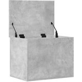  Kutija za pohranu boja betona 60x42x46 cm konstruirano drvo | shoptok.hr