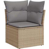  7-dijelni set vrtnih sofa s jastucima bež od poliratana | shoptok.hr