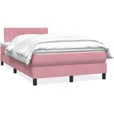Box Spring krevet s madracem ružičasti 120x220 cm samt | shoptok.hr