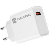 Natec NETWORK CHARGER RIBERA USB-A 18W WHITE Cijene