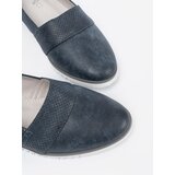 GOODIN Navy blue loafers with a white sole | ePonuda.com