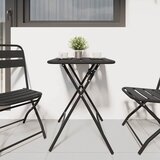 Bistro Stol Antracit 55 x 55 x 72,5 cm Čelik s prahom | shoptok.hr