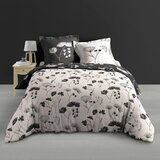 Douceur d intérieur Crna/bež posteljina za bračni krevet/za produženi krevet od pamučnog perkala 240x220 cm Iris – | shoptok.hr