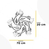  STROPNA SVETILKA 70/20/70 cm | Shoptok.si