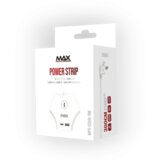 Max Produžni kabl sa prenaponskom zaštitom sa 3 utičnice MPS-03UG-3M/3m/USB portovi(USB A + USB C ) | Eponuda.com