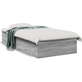  Okvir kreveta s ladicama siva boja hrasta 90 x 190 cm drveni | shoptok.hr