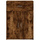  Komoda 2 kom boja dimljenog hrasta 60x30x84cm konstruirano drvo | shoptok.hr