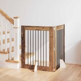  Vrata za pse s postoljem 2 pcs Staro drvo 80 x 100 cm | Eponuda.com