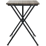  Sklopivi bistro stol sivi 55 x 54 x 71 cm od poliratana | shoptok.hr