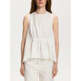 Reserved Lanena bluza - krem | shoptok.hr