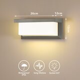  Brilagi - LED RGBW spoljašnje zidno svetlo BRICKY 1xE27/15W/230V sivo IP54 | Eponuda.com
