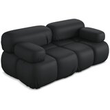 Makamii Crna sofa od imitacije kože 190 cm Lokua – | shoptok.hr