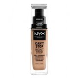 NYX Professional Makeup tekoča podlaga - Can't Stop Won't Stop Full Coverage Foundation - Medium Buff (CSWSF10.5) | Shoptok.si