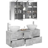  Set namještaja za kupaonicu 4 kom. Betonska siva | shoptok.hr