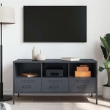 vidaXL TV ormarić antracit 100,5 x 39 x 50,5 cm hladno valjani čelik | shoptok.hr