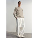 Trendyol Ecru Regular Half Turtleneck Plain Knitwear Sweater | Shoptok.si