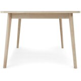 Furnhouse Raztegljiva jedilna miza z mizno ploščo v hrastovem dekorju v naravni barvi 100x200 cm Nyborg – | Shoptok.si