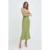 Bardot Obleka CASETTE zelena barva, 59155DB