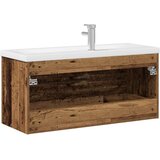  Ormar za Lavabo - Umivaonik s ugrađenim umivaonikom Staro drvo inženjersko drvo | shoptok.hr