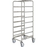 Kongamek Voziček za zaboje, nerjavno jeklo, DxŠxV 560 x 500 x 1565 mm | Shoptok.si