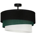  Duolla - Plafonski luster TRIO 1xE27/15W/230V prečnik 45 cm crna/zelena/bela | Eponuda.com