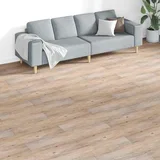 daske 18 pcs Smeđa 5,26 m² PVC