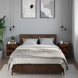  Zidni noćni ormarići 2 kom dimljeni hrast 40x31x39,5 cm | shoptok.hr