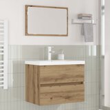  Set namještaja za kupaonicu s ladicama 3 pcs Umjetnički hrast | Eponuda.com