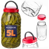 KADAX Jar Plastična posoda Pet 5L kozarec za živila Neuničljiv certifikat, (5000355303) | Shoptok.si
