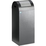 VAR Samogasilni zbiralnik surovin, prostornina 60 l, ŠxVxG 320 x 800 x 320 mm, antično srebrne barve, srebrna loputa | Shoptok.si