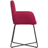  Trpezarijske stolice 4 pcs Baršun Vinska crvena 55 x 50 x 84 cm | Eponuda.com