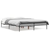  Okvir za krevet boja hrasta 140x190cm konstruirano drvo i metal | shoptok.hr