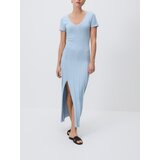 Reserved Haljina s liocelom - bljedoplavo | shoptok.hr