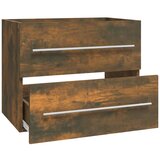Ormarić za umivaonik boja dimljenog hrasta 60x38,5x48 cm drveni | shoptok.hr