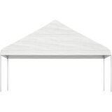  Sjenica s krovom bijela 6,69 x 5,88 x 3,75 m polietilen | shoptok.hr